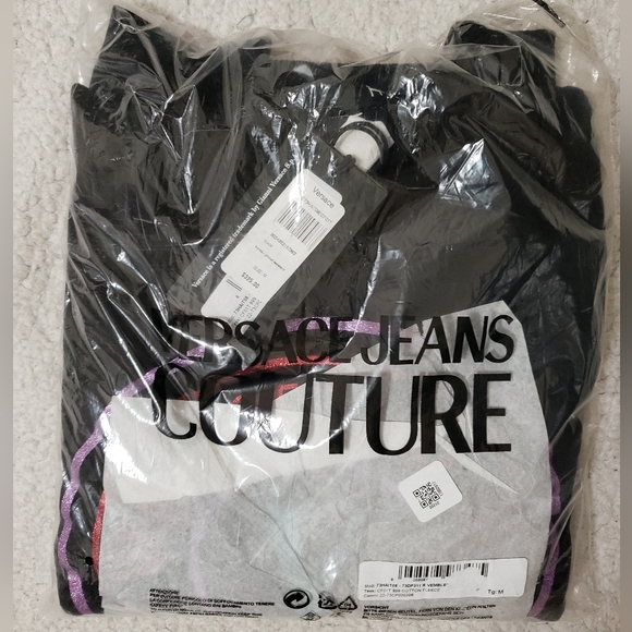 Versace Jeans Couture Cold-Shoulder Logo Hoodie - Picture 4 of 6